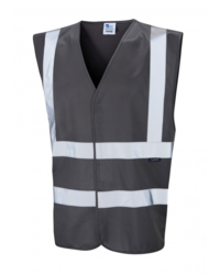 First Aid Large Cross Vest Gray