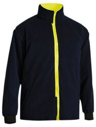 Five in One Fleece Jacket Yellow/Navy