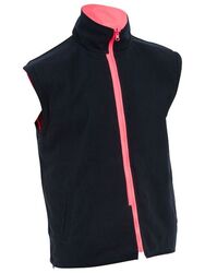 Five in One Fleece Vest Navy/Pink