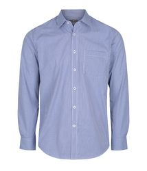 GINGHAM LONG SLEEVE SHIRT Navy