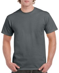 Gildan Men+39s Classic Short Sleeve T Shirt Charcoal