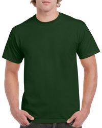 Gildan Men+39s Classic Short Sleeve T Shirt Forest Green