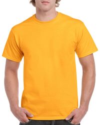 Gildan Men+39s Classic Short Sleeve T Shirt Gold