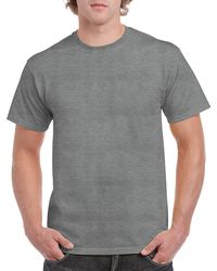 Gildan Men+39s Classic Short Sleeve T Shirt Graphite Heather