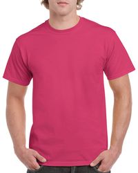 Gildan Men+39s Classic Short Sleeve T Shirt Heliconia
