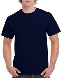 Gildan Men+39s Classic Short Sleeve T Shirt Navy