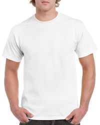 Gildan Men+39s Classic Short Sleeve T Shirt White