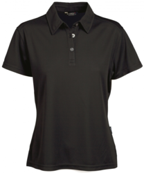 Glacier Ladies SS Polo Black