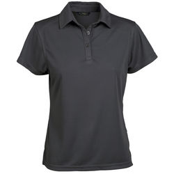 Glacier Ladies SS Polo Charcoal