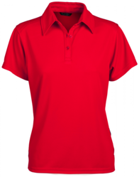 Glacier Ladies SS Polo Red