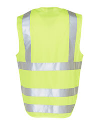 HiVis Safety Vest with ID Pocket and 3M Tape Yellow