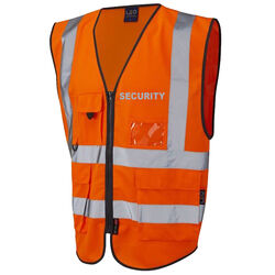 Hi Vis Superior Vest Security Orange