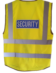 Hi Vis Superior Vest Security Rear