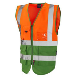 Hi Vis Superior Vest Two Tone Orange/Green