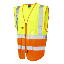 Hi Vis Superior Vest Two Tone Yellow/Orange