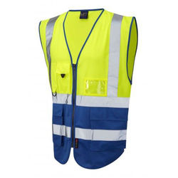 Hi Vis Superior Vest Two Tone Yellow/Royal