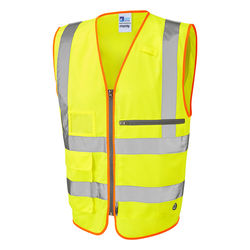 Hi Vis Superior Waistcoat with Tablet Pocket Yellow