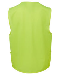 Hi Vis Zip Safety Vest Lime