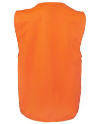 Hi Vis Zip Safety Vest Orange