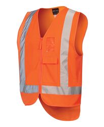 Hi Vis Zip Vest Orange