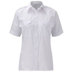 Ladies Epaulette Short Sleeve Tailored Fit Shirt