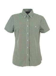 Ladies Miller Short Sleeve Shirt Green