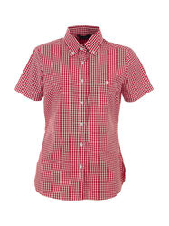 Ladies Miller Short Sleeve Shirt Red