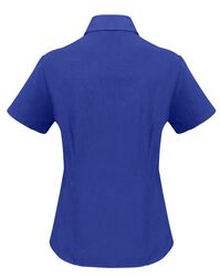 Ladies Plain Oasis Short Sleeve Shirt Blue