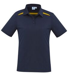 Ladies Sonar Polo Navy/Gold