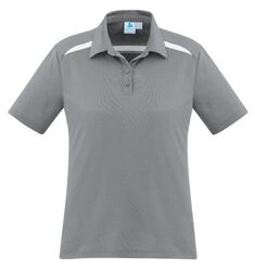 Ladies Sonar Polo Silver/White