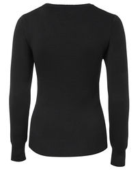 Ladies Wool Mix Jumper Black