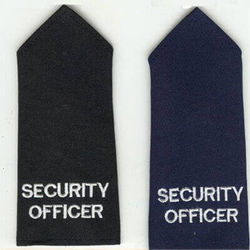 Epaulette - Embroidered SECURITY OFFICER