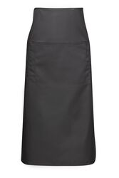 Long Waist Apron Charcoal