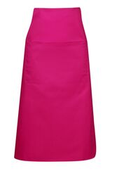 Long Waist Apron Hot Pink