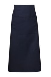 Long Waist Apron Navy