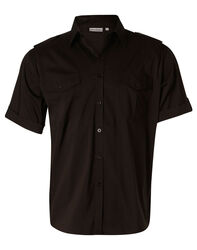 Men's Short Sleeve Military Shirt