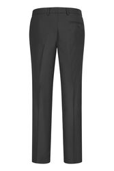 Men+39s Single Pleat Heavy Duty Wool Mix Trousers Black Rear