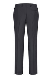 Men+39s Single Pleat Heavy Duty Wool Mix Trousers Navy