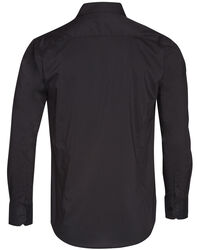 Men+39s Teflon Executive Long Sleeve Shirt Black