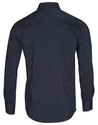 Men+39s Teflon Executive Long Sleeve Shirt Navy