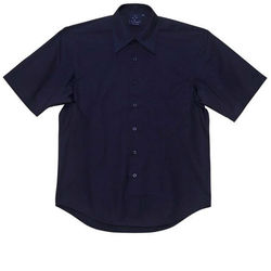 Men+39s Teflon Executive Short Sleeve Shirt Navy