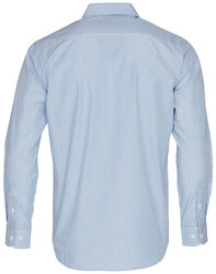 Menand39s Balance Stripe Long Sleeve Shirt Blue White