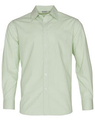 Menand39s Balance Stripe Long Sleeve Shirt Mint White