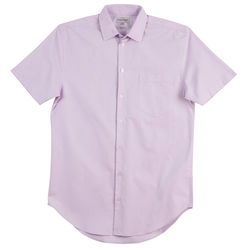 Menand39s CVC Oxford Short Sleeve Shirt Lilac