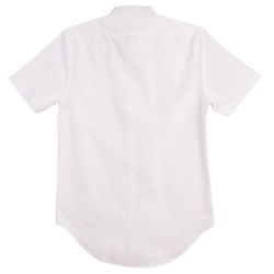 Menand39s CVC Oxford Short Sleeve Shirt White