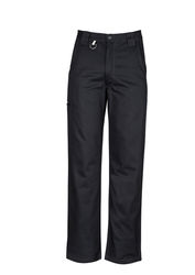 Mens Plain Utility Pant Black