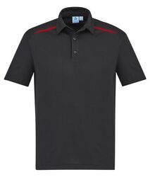 Mens Sonar Polo Black/Red