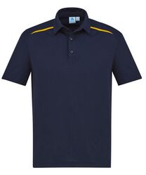 Mens Sonar Polo Navy/Gold