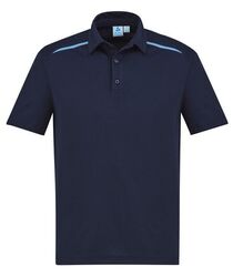 Mens Sonar Polo Navy/Sky