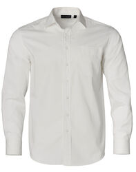 Mens Tape Seam Shirt Long Sleeve White